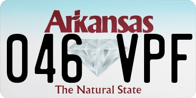 AR license plate 046VPF