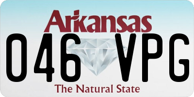 AR license plate 046VPG