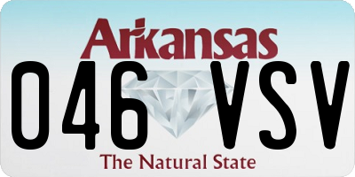 AR license plate 046VSV