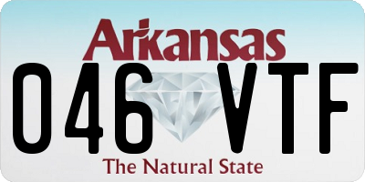 AR license plate 046VTF