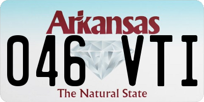 AR license plate 046VTI