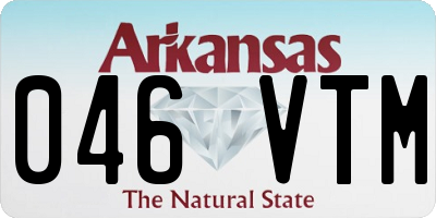 AR license plate 046VTM