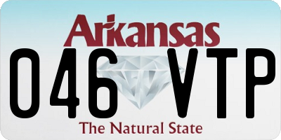 AR license plate 046VTP