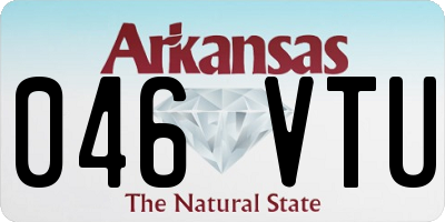 AR license plate 046VTU