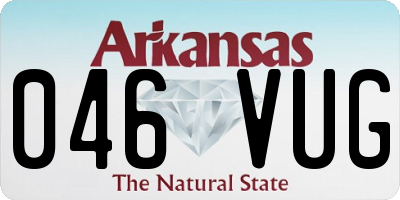AR license plate 046VUG