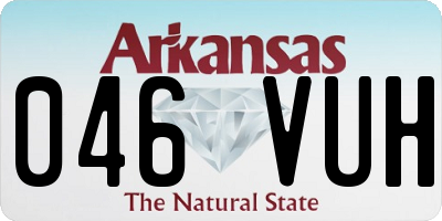 AR license plate 046VUH