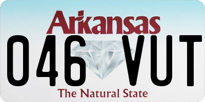 AR license plate 046VUT