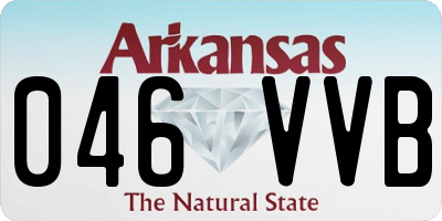 AR license plate 046VVB
