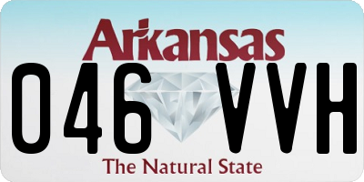 AR license plate 046VVH
