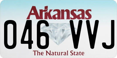AR license plate 046VVJ
