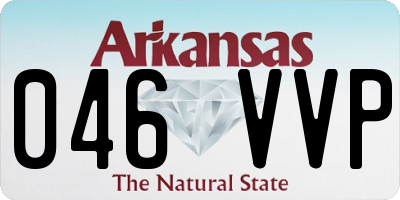 AR license plate 046VVP