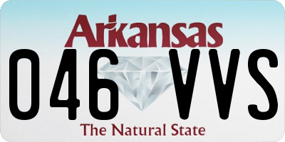 AR license plate 046VVS