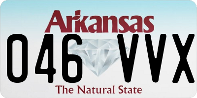 AR license plate 046VVX