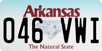 AR license plate 046VWI