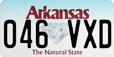 AR license plate 046VXD