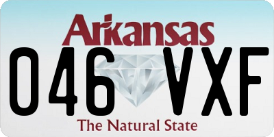 AR license plate 046VXF