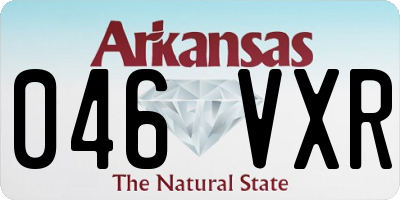 AR license plate 046VXR