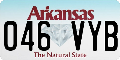 AR license plate 046VYB
