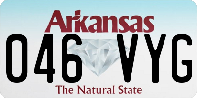 AR license plate 046VYG