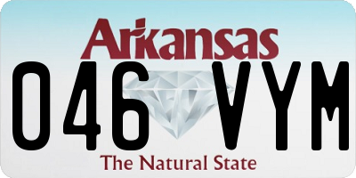 AR license plate 046VYM