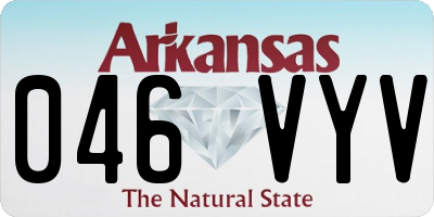 AR license plate 046VYV