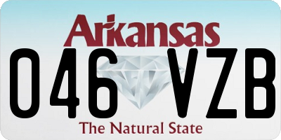 AR license plate 046VZB