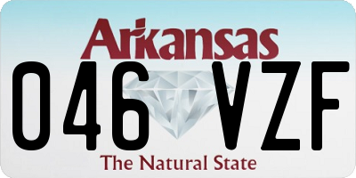 AR license plate 046VZF