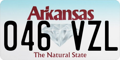 AR license plate 046VZL