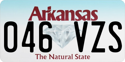 AR license plate 046VZS