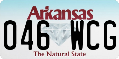 AR license plate 046WCG