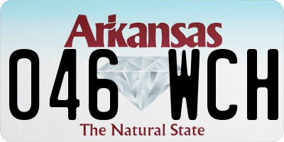 AR license plate 046WCH