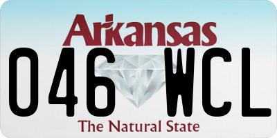 AR license plate 046WCL