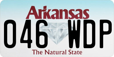 AR license plate 046WDP