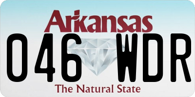 AR license plate 046WDR