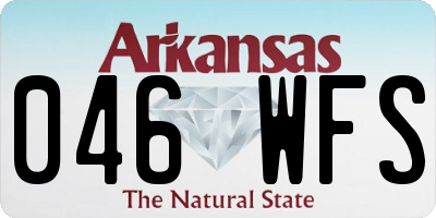 AR license plate 046WFS
