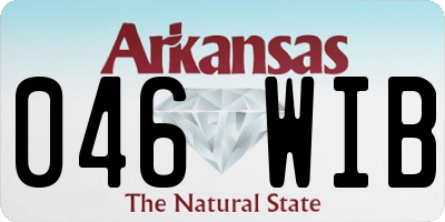 AR license plate 046WIB