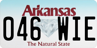 AR license plate 046WIE