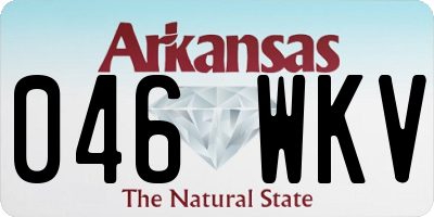 AR license plate 046WKV