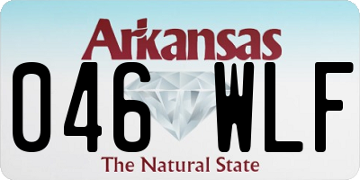 AR license plate 046WLF