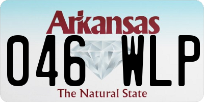 AR license plate 046WLP