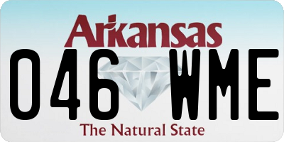 AR license plate 046WME