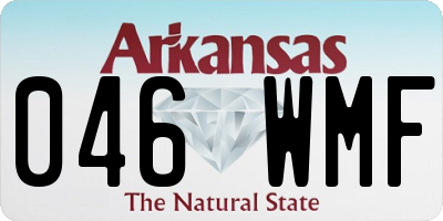 AR license plate 046WMF