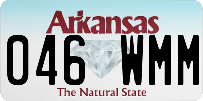 AR license plate 046WMM