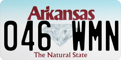 AR license plate 046WMN