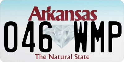 AR license plate 046WMP