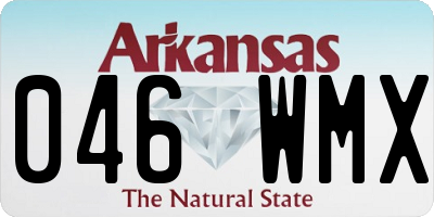 AR license plate 046WMX