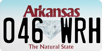 AR license plate 046WRH