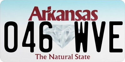AR license plate 046WVE