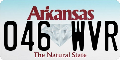 AR license plate 046WVR