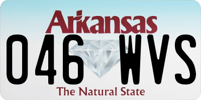 AR license plate 046WVS